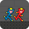 Red and Blue Stickman Huggy 2